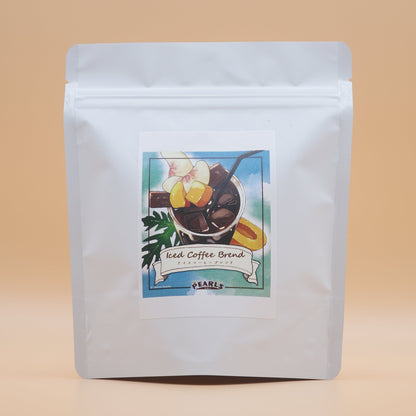 アイスコーヒーブレンド コーヒー豆の袋 100g（パールズ）